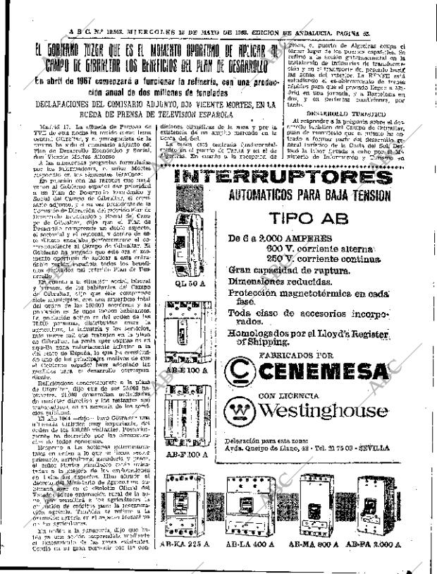 ABC SEVILLA 18-05-1966 página 53