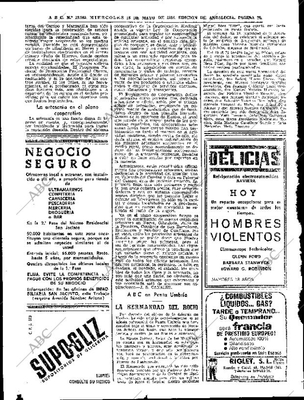 ABC SEVILLA 18-05-1966 página 70