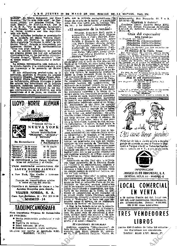 ABC MADRID 19-05-1966 página 124