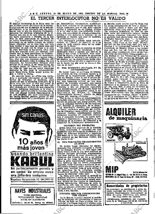 ABC MADRID 19-05-1966 página 70