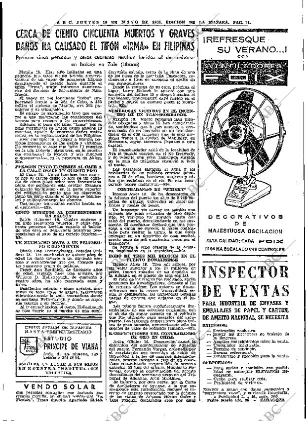 ABC MADRID 19-05-1966 página 91