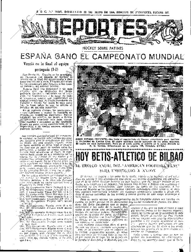 ABC SEVILLA 22-05-1966 página 107