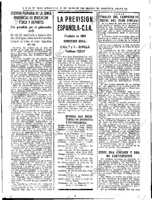 ABC SEVILLA 22-05-1966 página 111