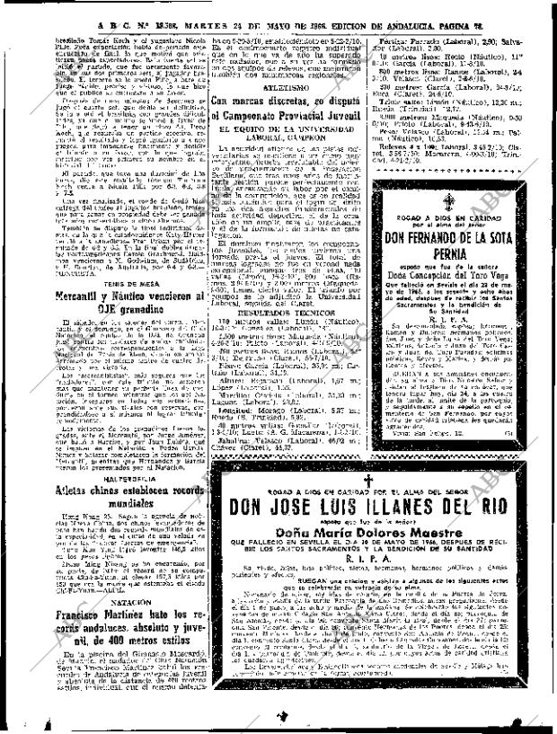 ABC SEVILLA 24-05-1966 página 78
