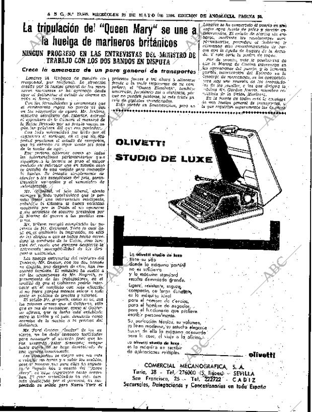 ABC SEVILLA 25-05-1966 página 55