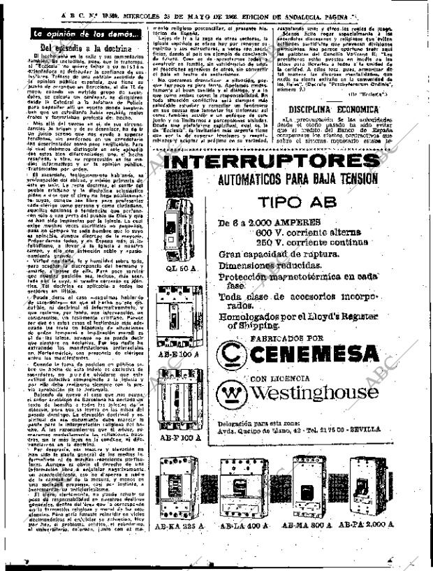 ABC SEVILLA 25-05-1966 página 61