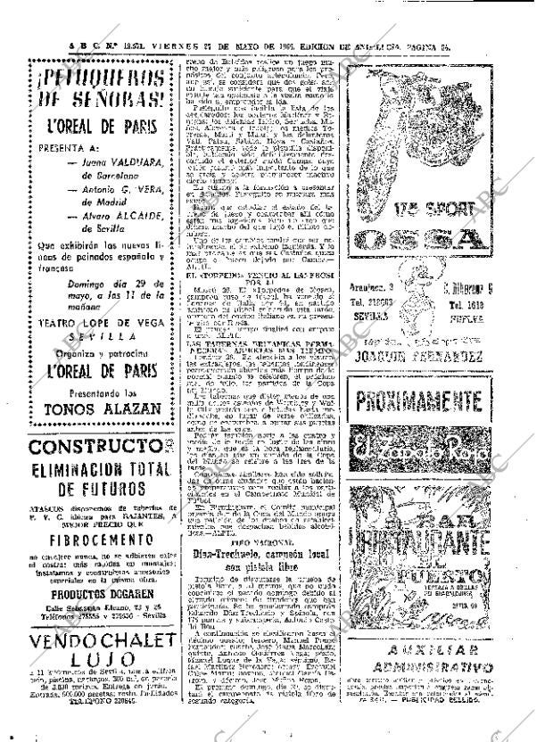 ABC SEVILLA 27-05-1966 página 66
