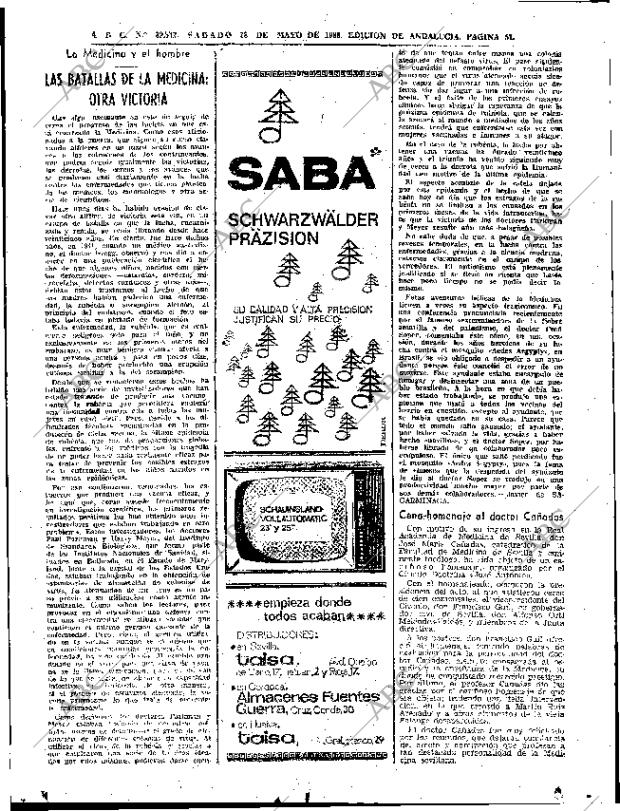 ABC SEVILLA 28-05-1966 página 51