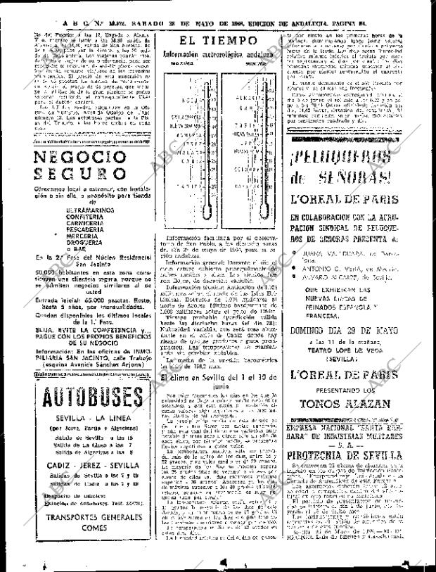 ABC SEVILLA 28-05-1966 página 64