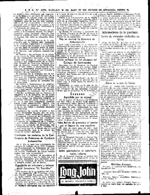 ABC SEVILLA 28-05-1966 página 70