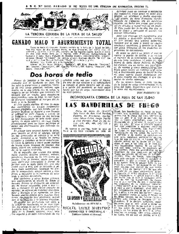 ABC SEVILLA 28-05-1966 página 71