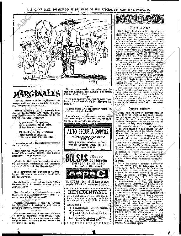 ABC SEVILLA 29-05-1966 página 87