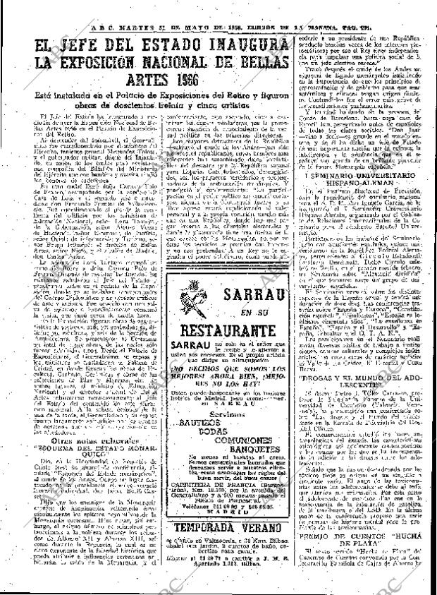 ABC MADRID 31-05-1966 página 101