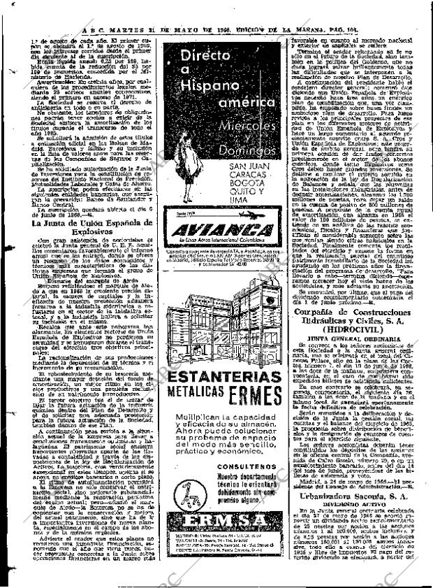 ABC MADRID 31-05-1966 página 106