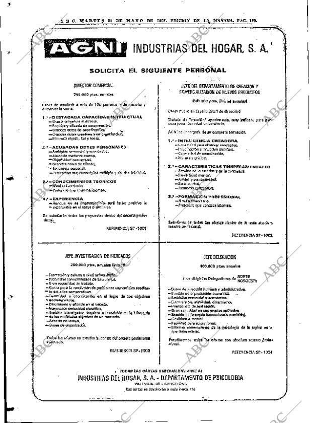 ABC MADRID 31-05-1966 página 120