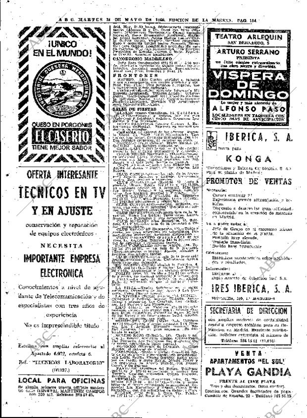 ABC MADRID 31-05-1966 página 124