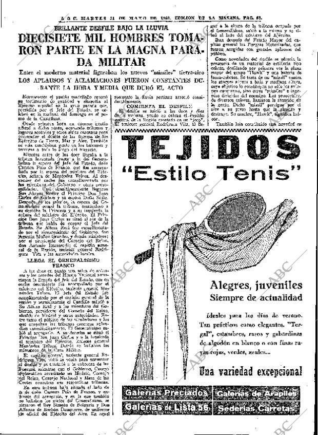 ABC MADRID 31-05-1966 página 65