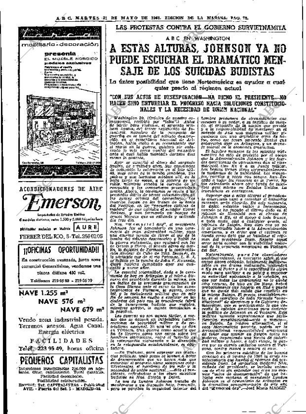 ABC MADRID 31-05-1966 página 72