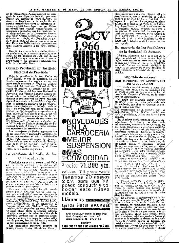 ABC MADRID 31-05-1966 página 98