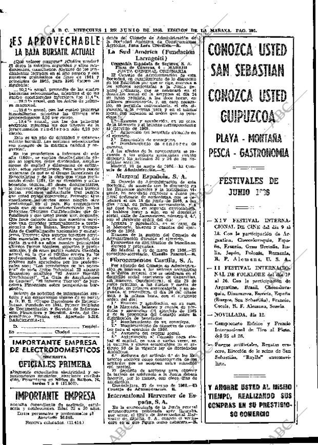 ABC MADRID 01-06-1966 página 106