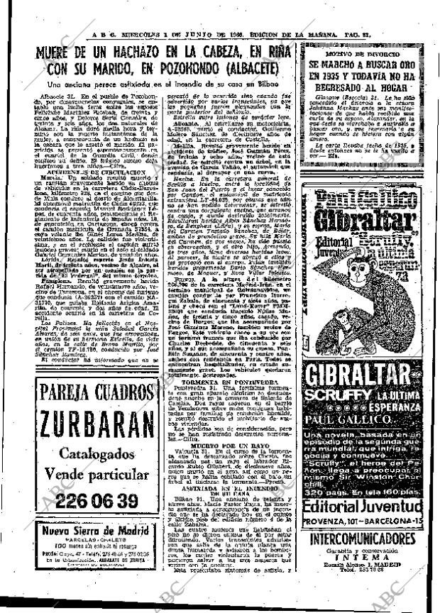 ABC MADRID 01-06-1966 página 81