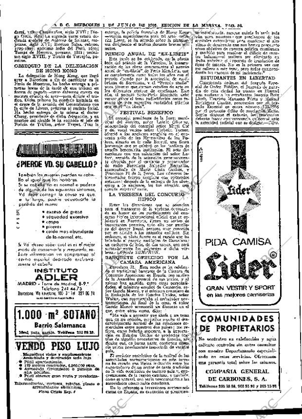 ABC MADRID 01-06-1966 página 86