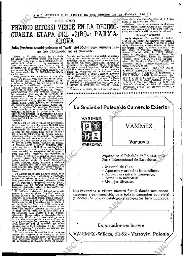 ABC MADRID 02-06-1966 página 115