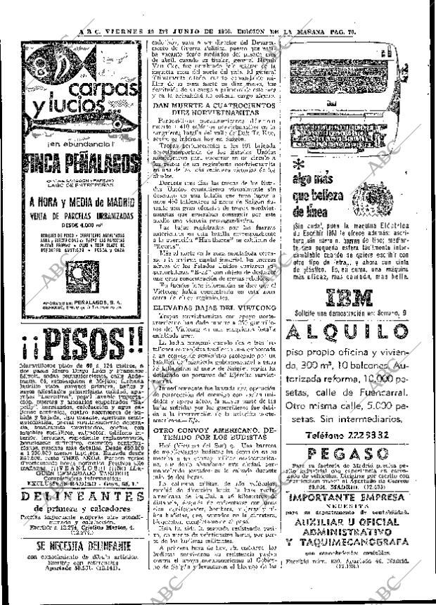 ABC MADRID 10-06-1966 página 70