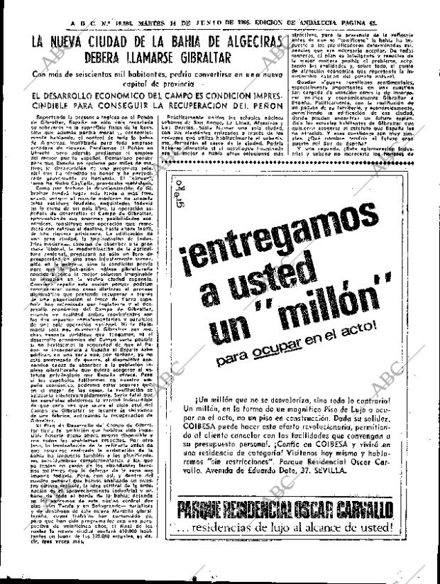 ABC SEVILLA 14-06-1966 página 41