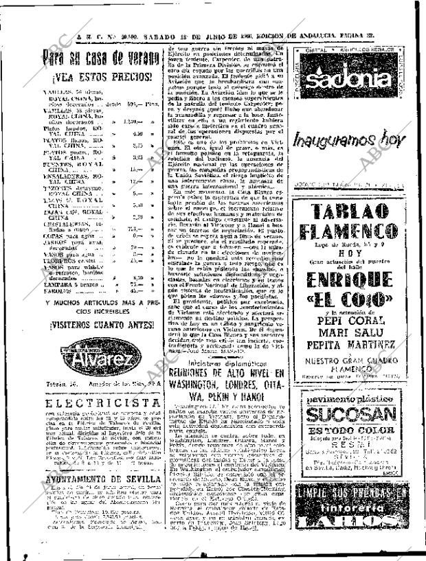 ABC SEVILLA 18-06-1966 página 30