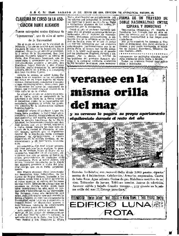 ABC SEVILLA 18-06-1966 página 43