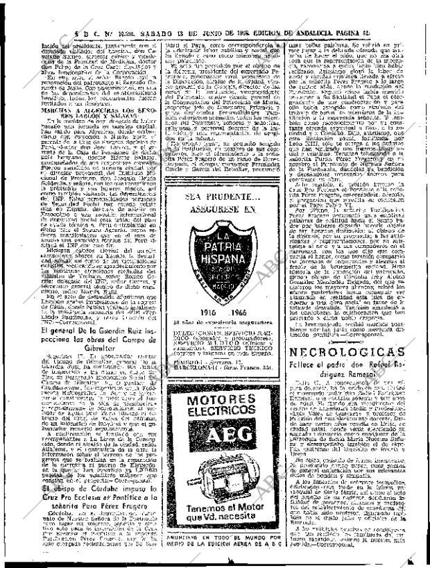 ABC SEVILLA 18-06-1966 página 49
