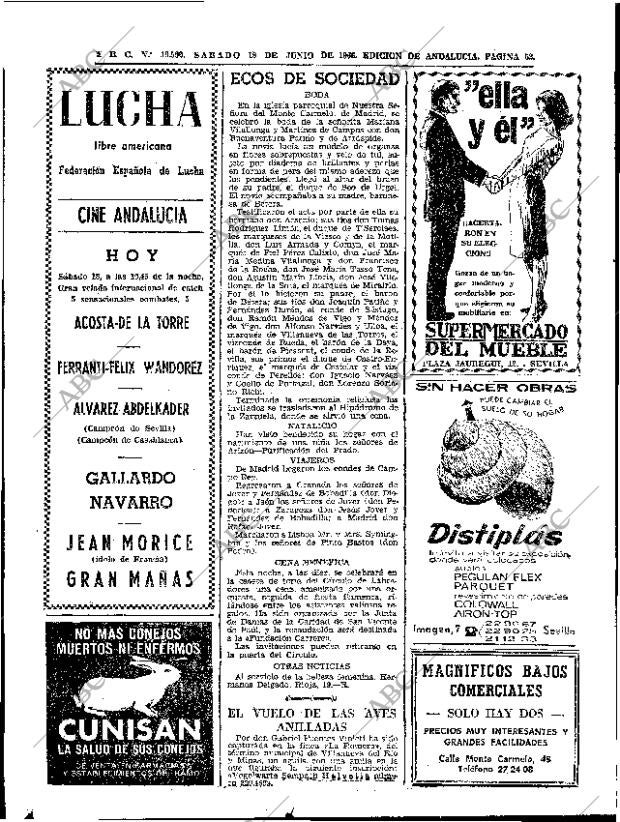 ABC SEVILLA 18-06-1966 página 50