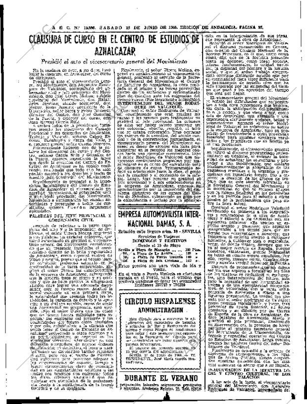 ABC SEVILLA 18-06-1966 página 55