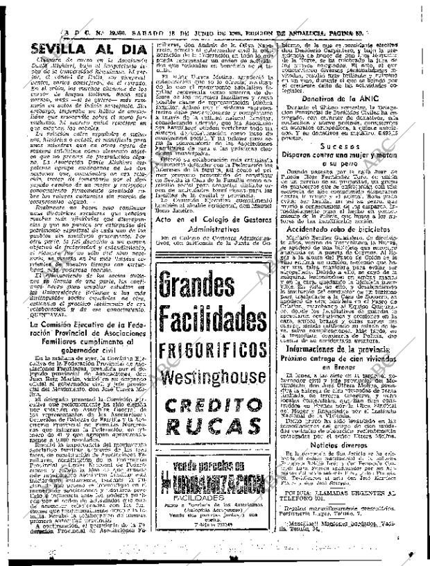 ABC SEVILLA 18-06-1966 página 57