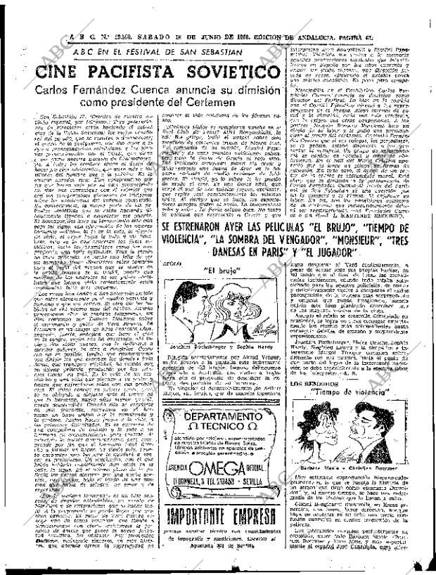 ABC SEVILLA 18-06-1966 página 59