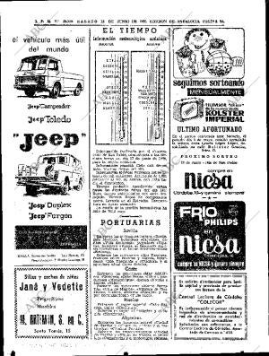 ABC SEVILLA 18-06-1966 página 62
