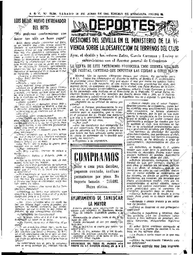 ABC SEVILLA 18-06-1966 página 63