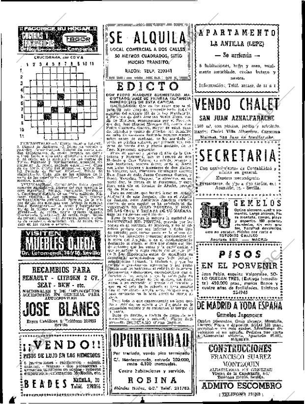 ABC SEVILLA 18-06-1966 página 72