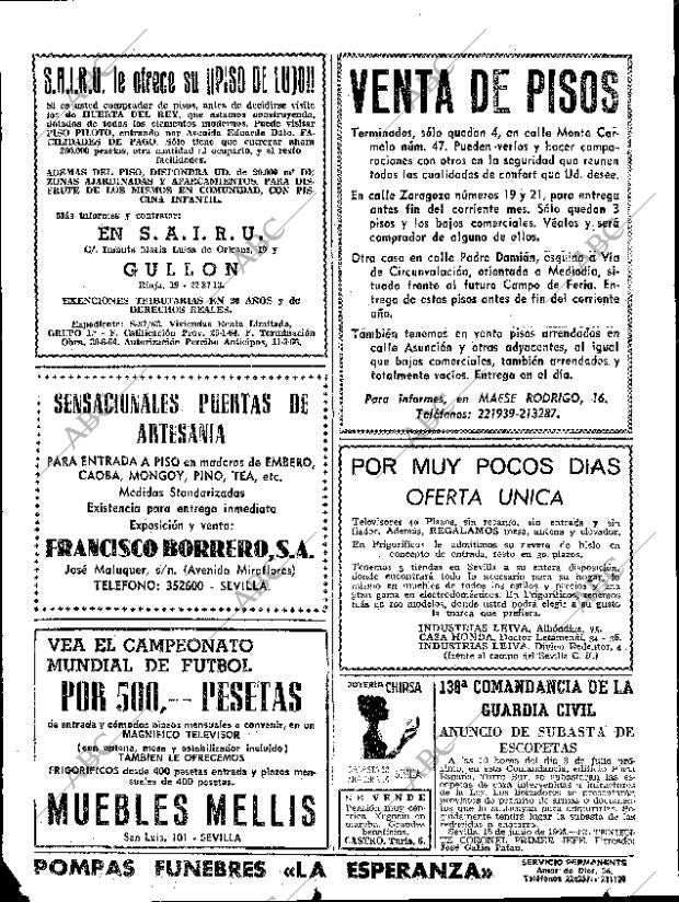 ABC SEVILLA 18-06-1966 página 74