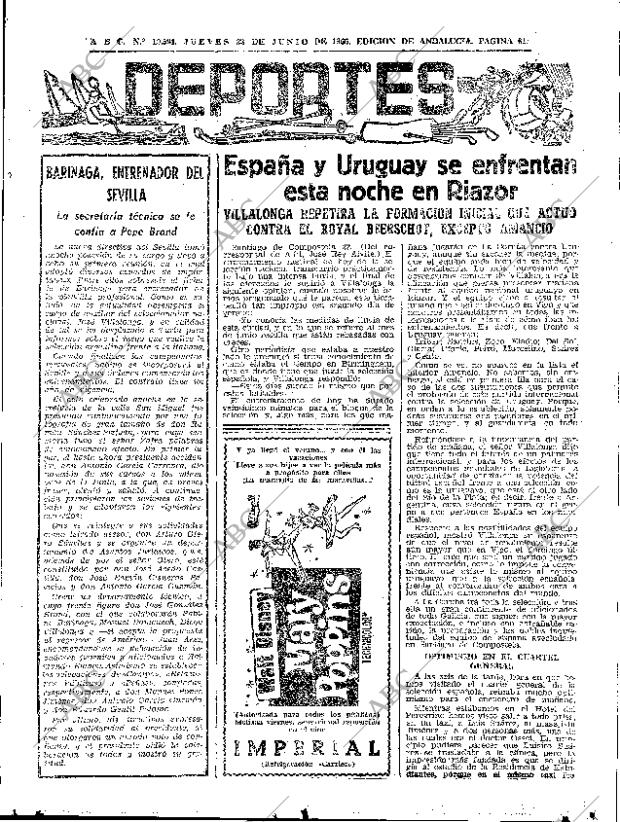 ABC SEVILLA 23-06-1966 página 61