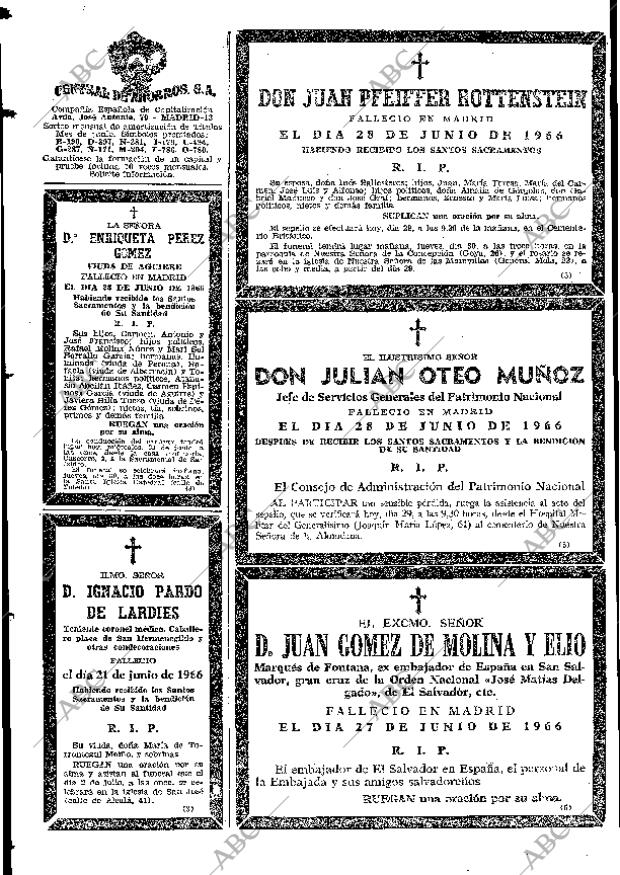 ABC MADRID 29-06-1966 página 132