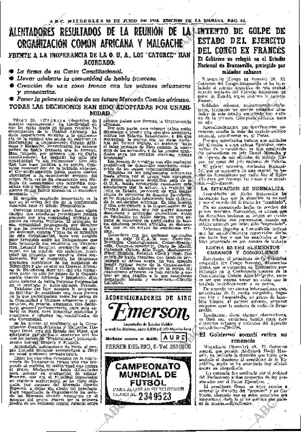 ABC MADRID 29-06-1966 página 65