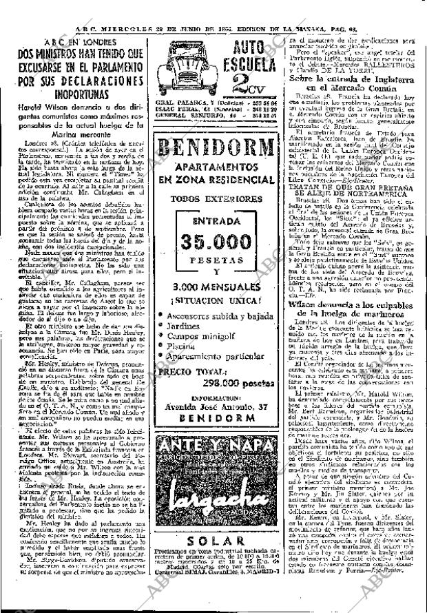 ABC MADRID 29-06-1966 página 66