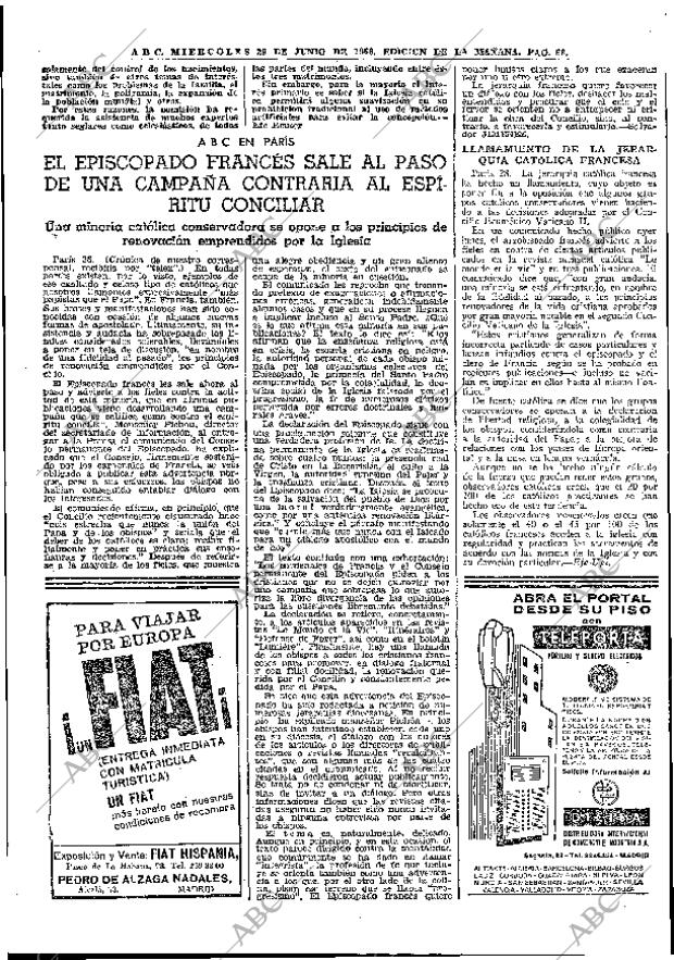 ABC MADRID 29-06-1966 página 68