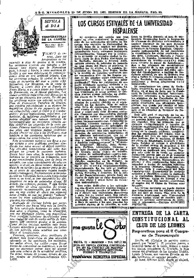 ABC MADRID 29-06-1966 página 85