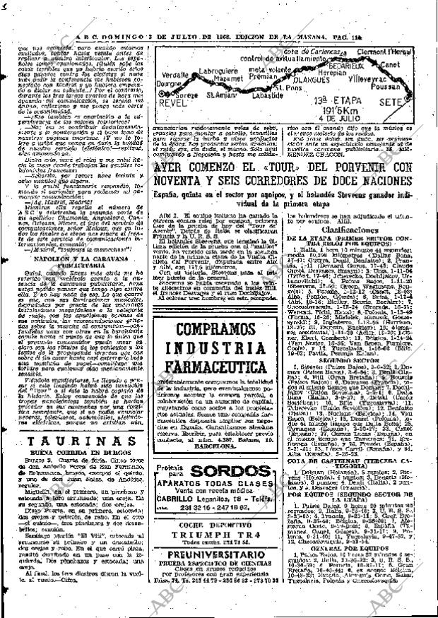 ABC MADRID 03-07-1966 página 110