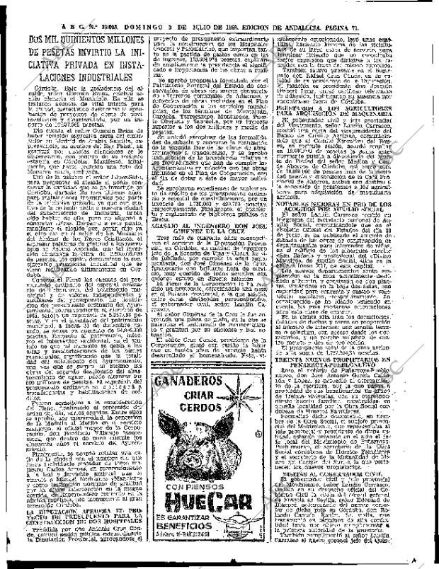 ABC SEVILLA 03-07-1966 página 69