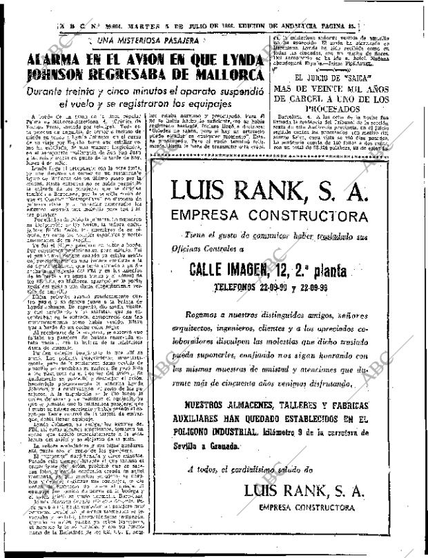 ABC SEVILLA 05-07-1966 página 45