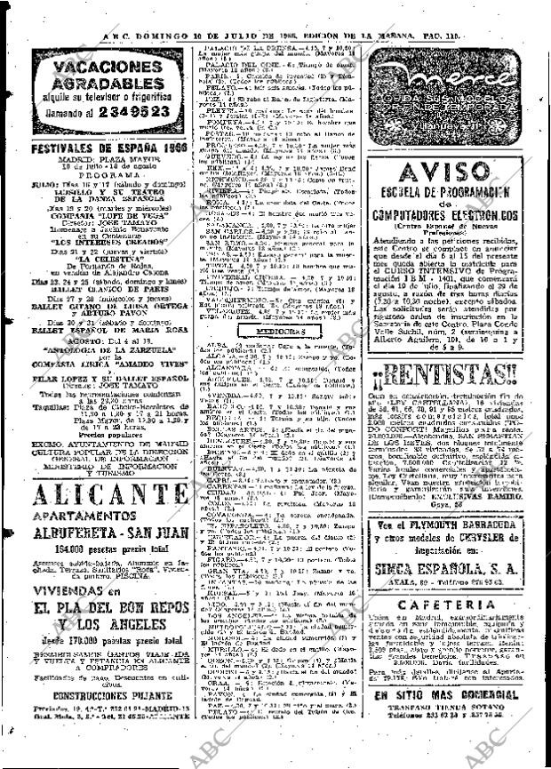 ABC MADRID 10-07-1966 página 110